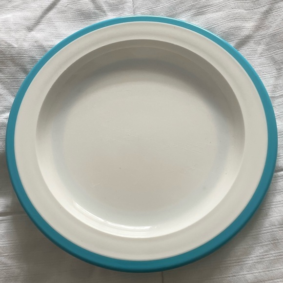 Vintage OXO child’s 2pc melmacware w/blue rubber grippy edges. EUC! - Picture 8 of 14